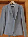 Garnitur Massimo Dutti 100% wełna, szary, 36/38, nowy