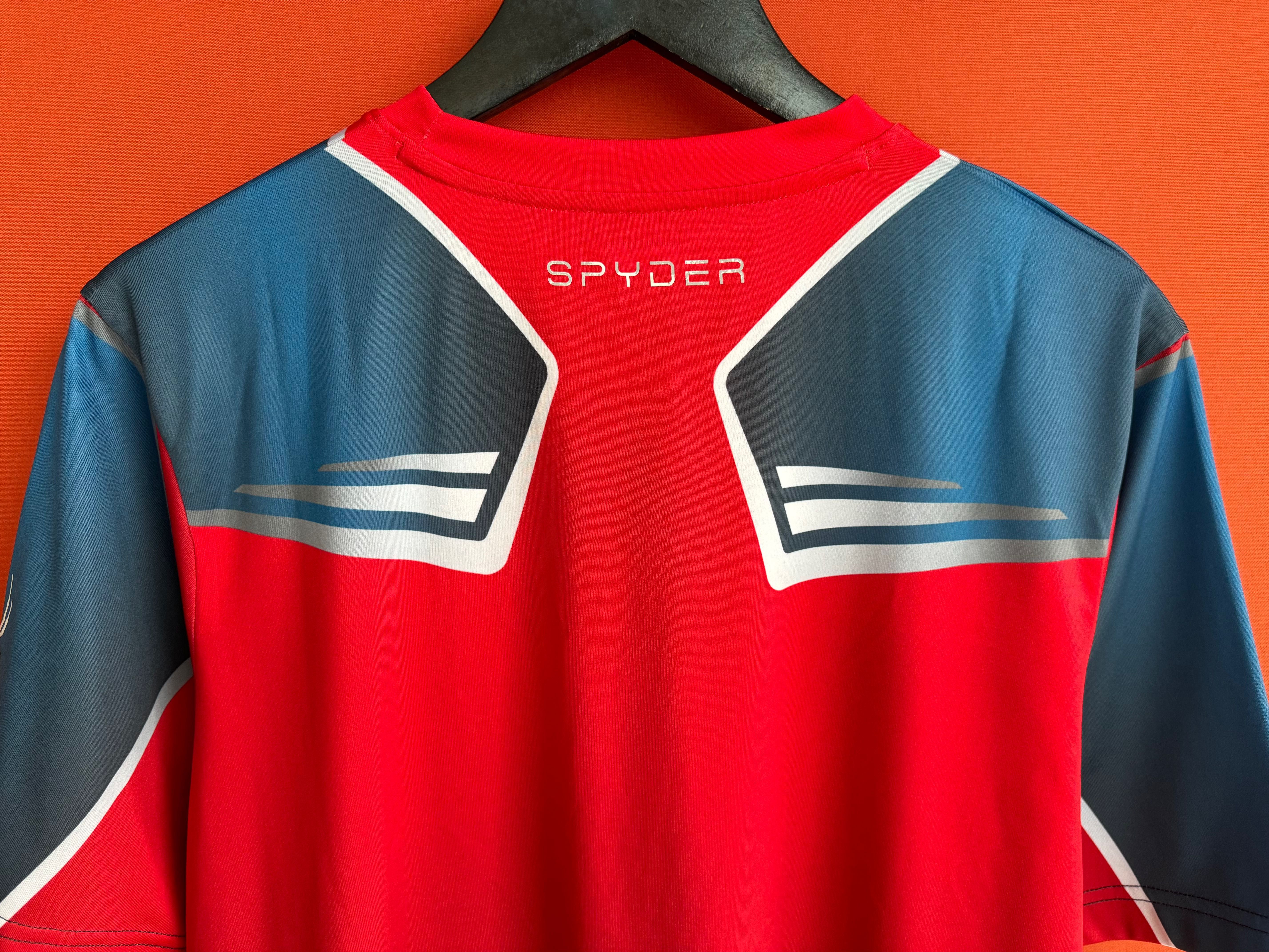 Spyder Marvel оригинал мужская спортивная футболка размер L Б У