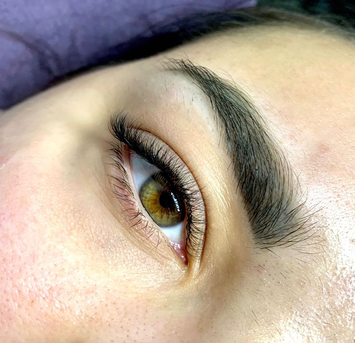 Нарощування вій,оформлення та фарбування брів,ламінування брів/вій