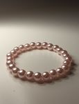 Pulseira de pérolas rosa
Tamanho: 18/19 cm (M)
Preço: 1,50€