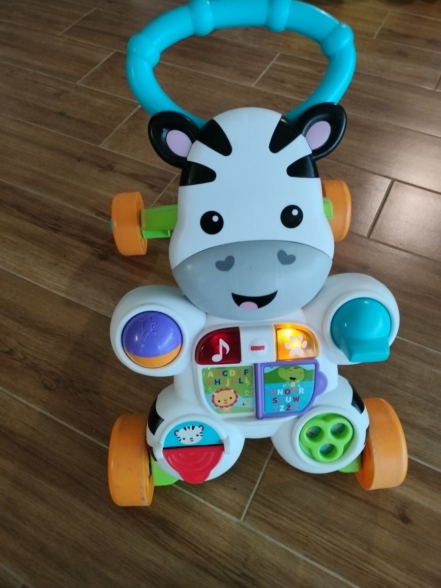 Fisher Price Chodzik Pchacz Zebra