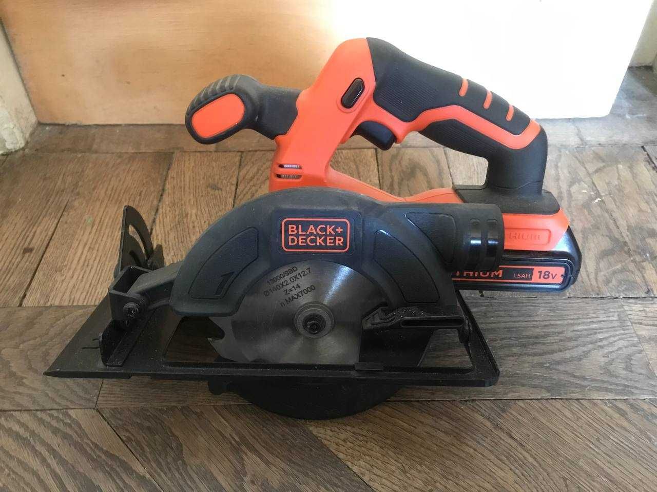 Пила дискова акумуляторна Black+Decker BDCCS18N