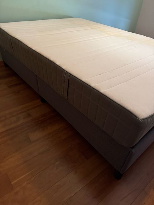 Cama 1,40x2 mais colchao