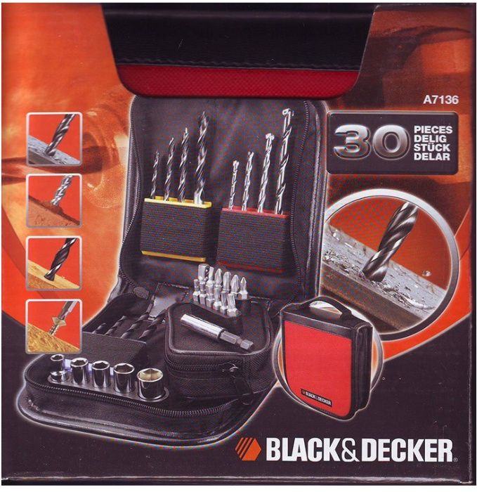 Black & Decker zestaw 30 akcesorii A7136