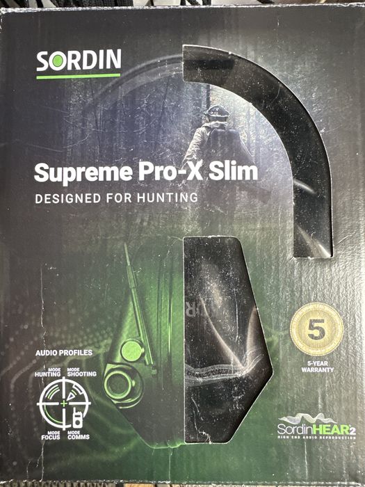 Активні навушники Sordin Supreme Pro X Slim Green совместіми с ARC