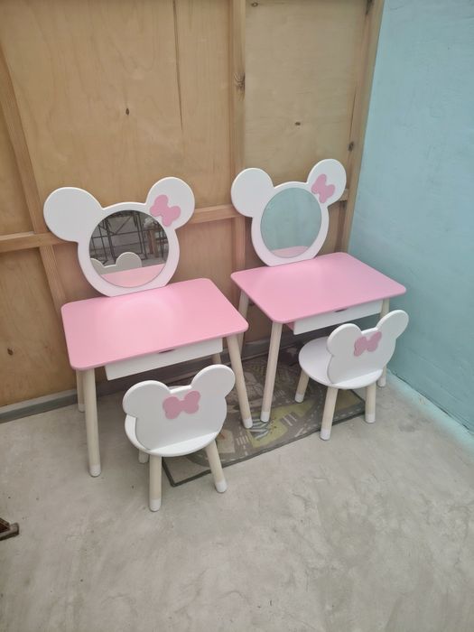 Дитяче Трюмо. Столик стільчик. Трюмо Дзеркало