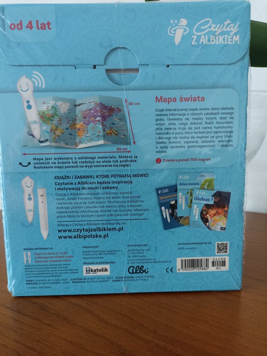Czytaj z Albikiem Albik Albi Mapa świata