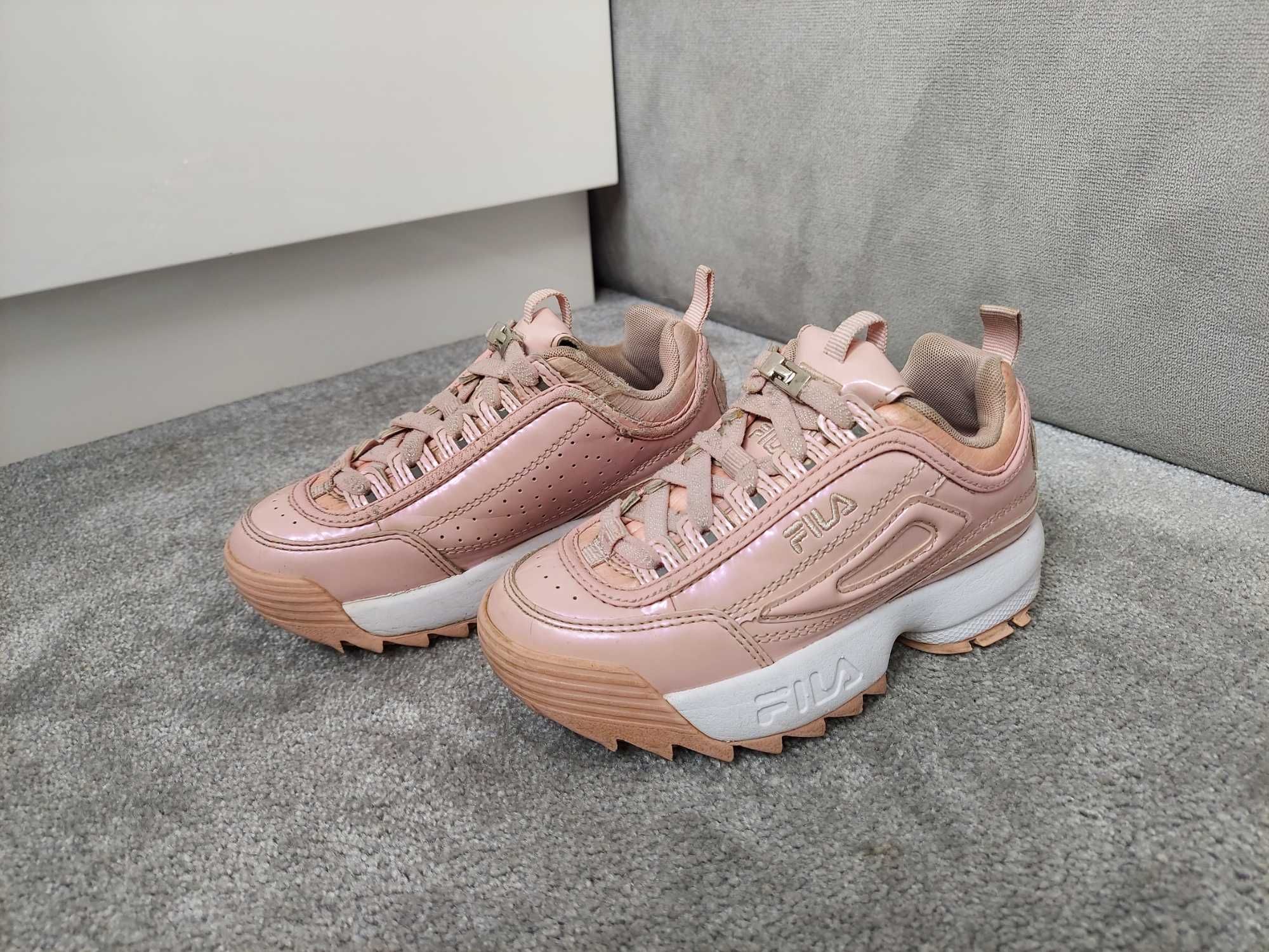 Fila Disruptor A Low Kids r.28 Dziecięce Sneakersy Różowe