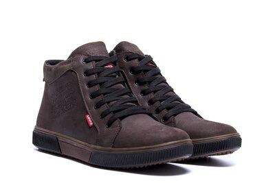 Мужские зимние ботинки Levi's Мужские зимние кожаные кроссовки Levi's
