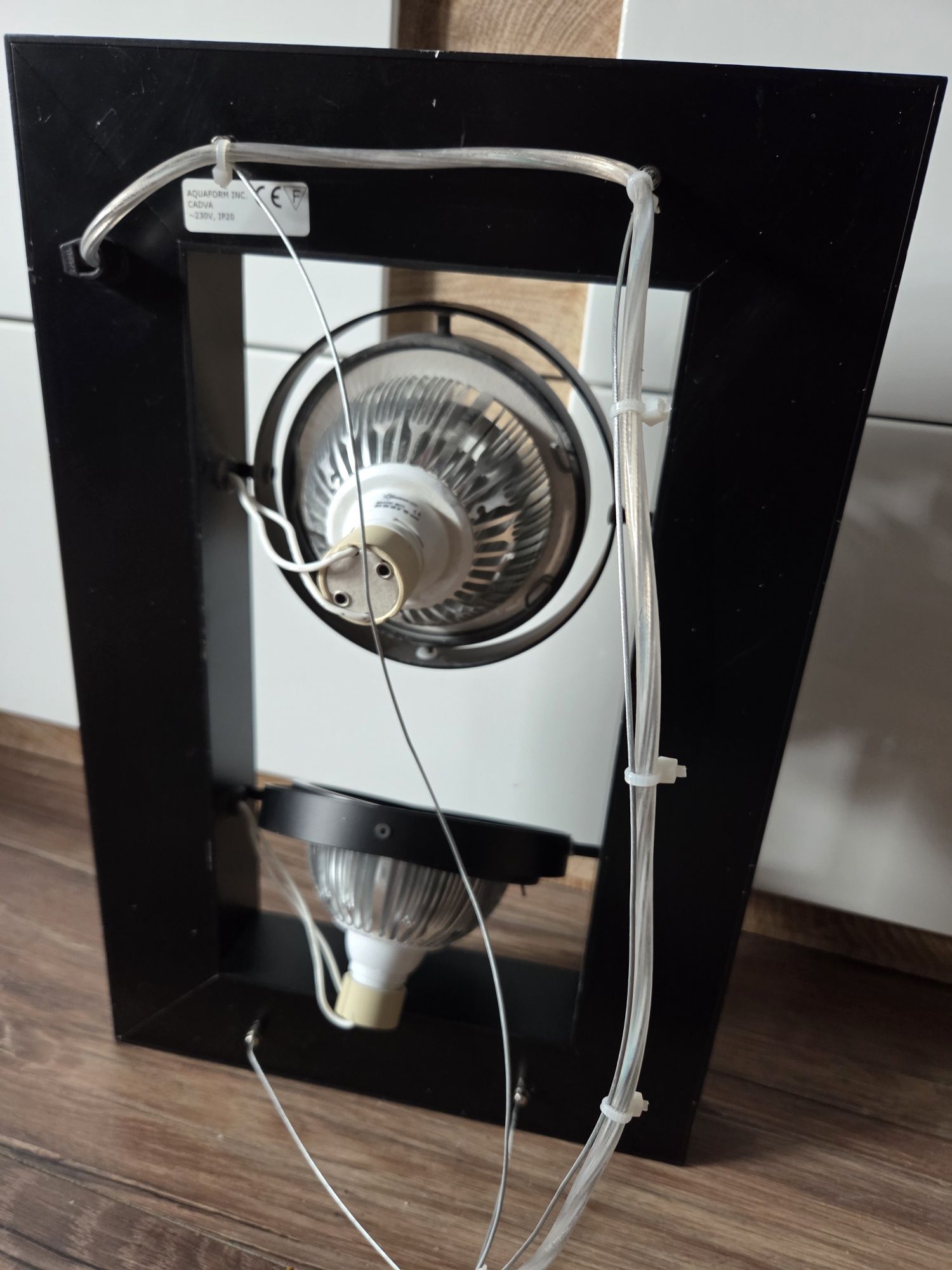 Lampa Led Aquaform Cadva wisząca czarna