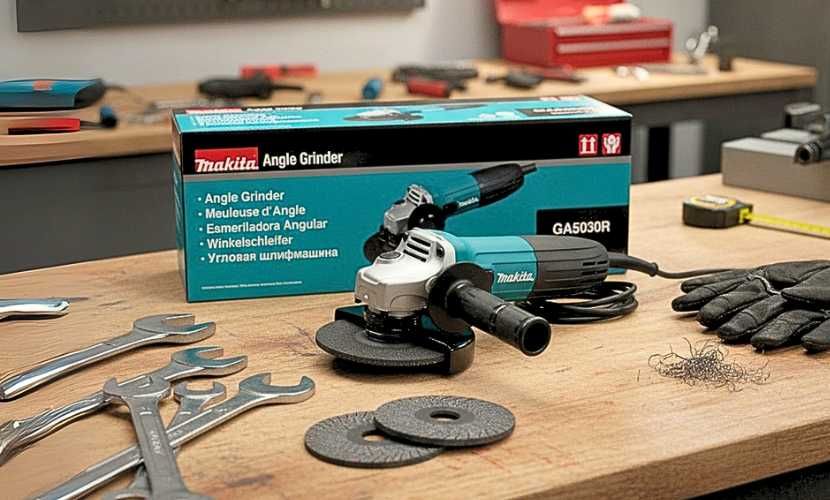 Makita Szlifierka Kątowa 720W 125mm z Uchwytami do warsztatu NOWA FV