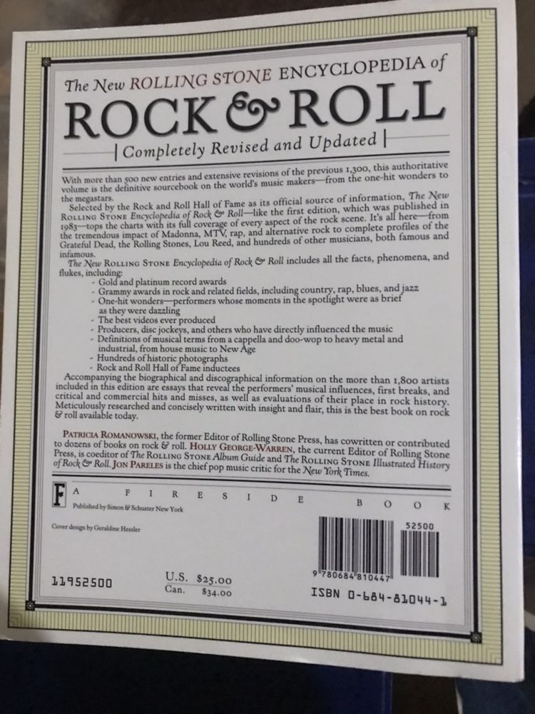 Rolling Stone Encyclopedia Of Rock & Roll: Completely Revised And Upda