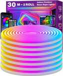 AILBTON 6m / 20ft taśma LED neonowe światła RGB IP65 z aplikajcą