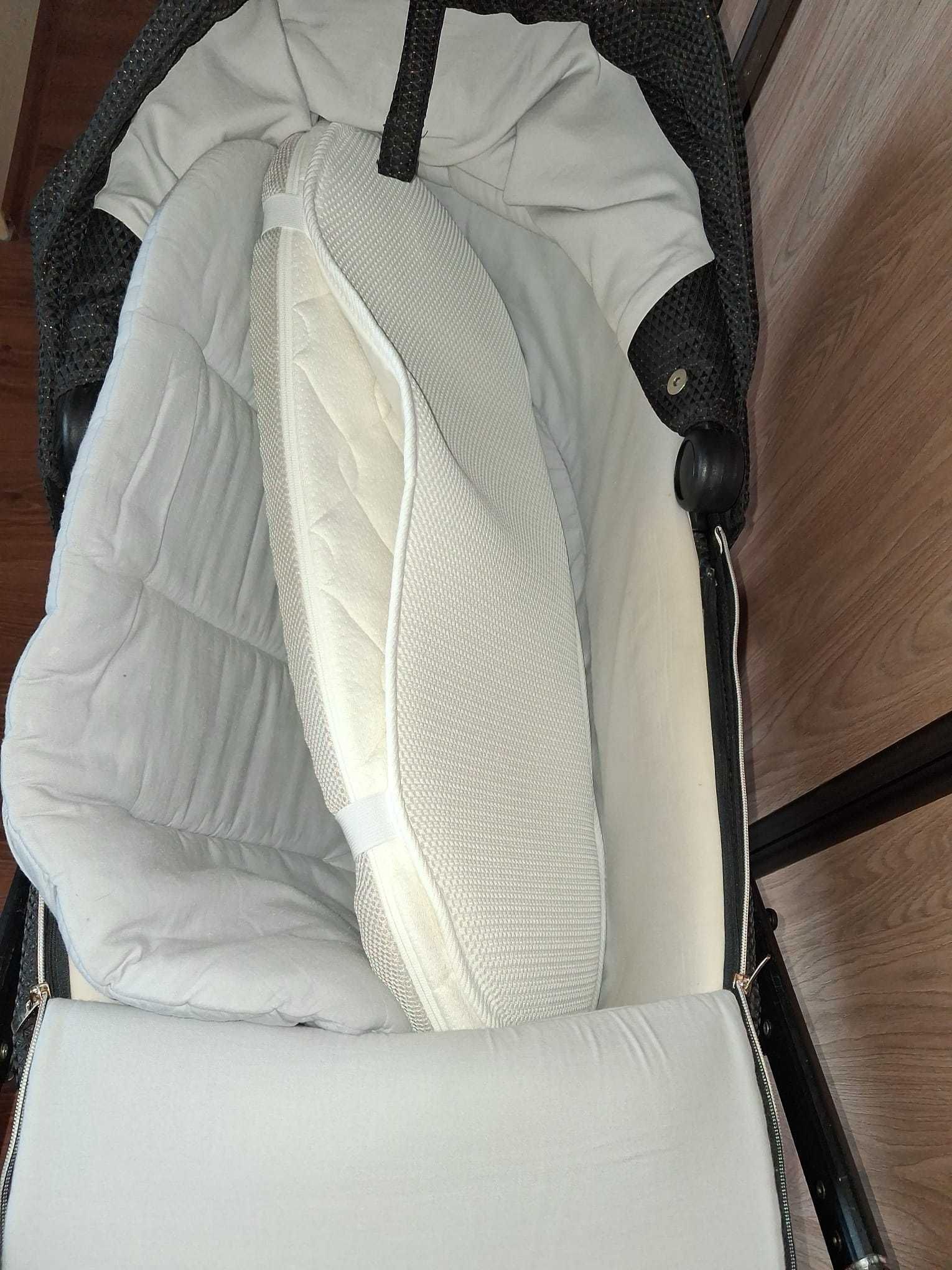 Wózek Junama Diamond Mirror Satin 2w1 + GRATISY (materac, fotelik itd)