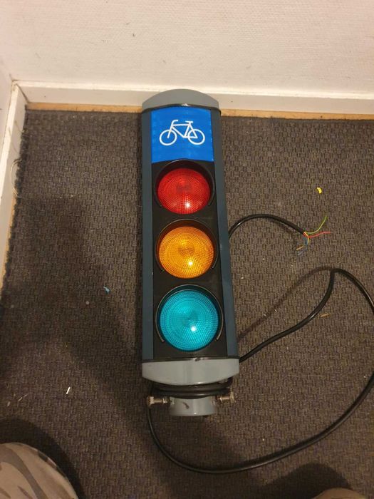 Sygnalizator rowerowy aluminiowy Alustar SWARCO sprawny stan bdb