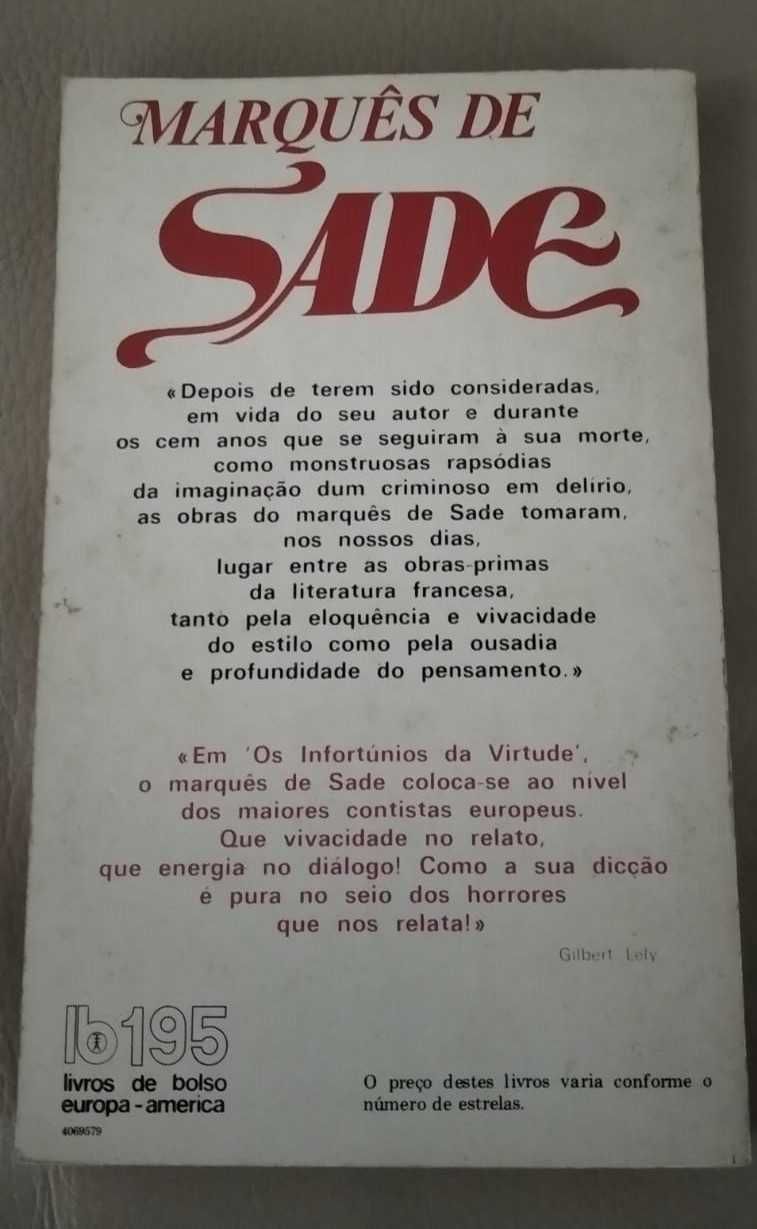 Os Infortúnios da Virtude - Marquês de Sade