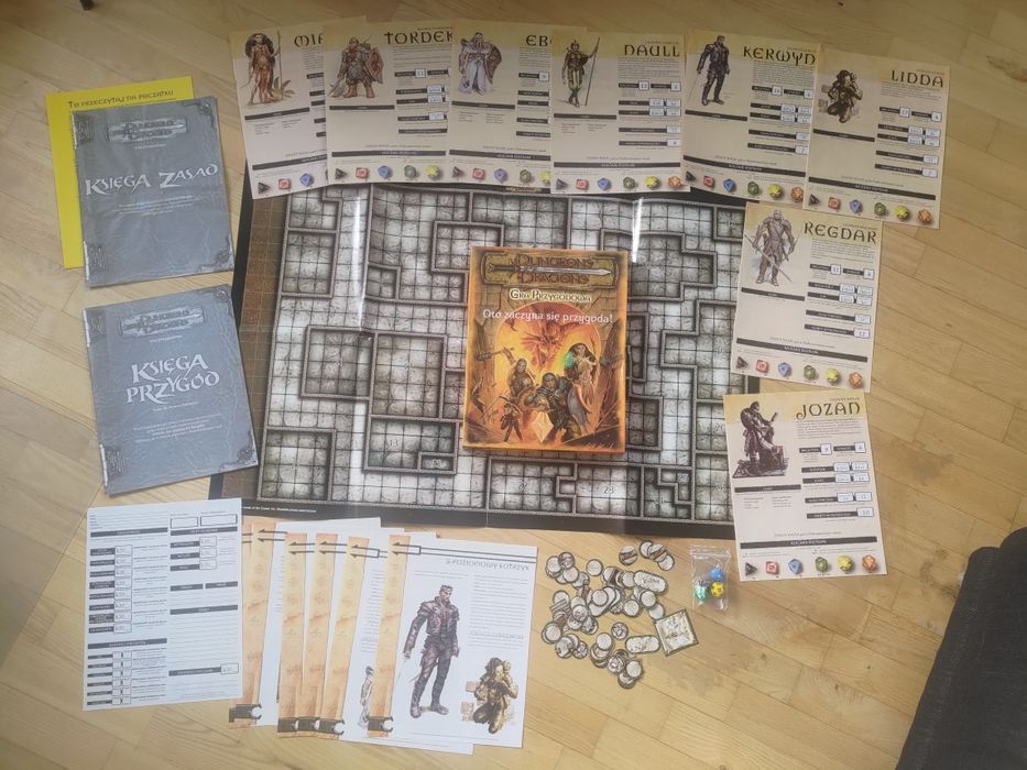 Dungeons and Dragons: gra przygodowa. Unikat z 2003 roku.