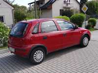 Opel Corsa 1.2 czerwony, benzyna, niski przebieg