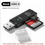NOWY adapter/czytnik kart pamięci TF, CS, SD, microSD - USB 2.0