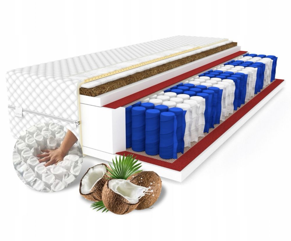 Materac 140x200cm KOKOS MAX PREMIUM - 24cm