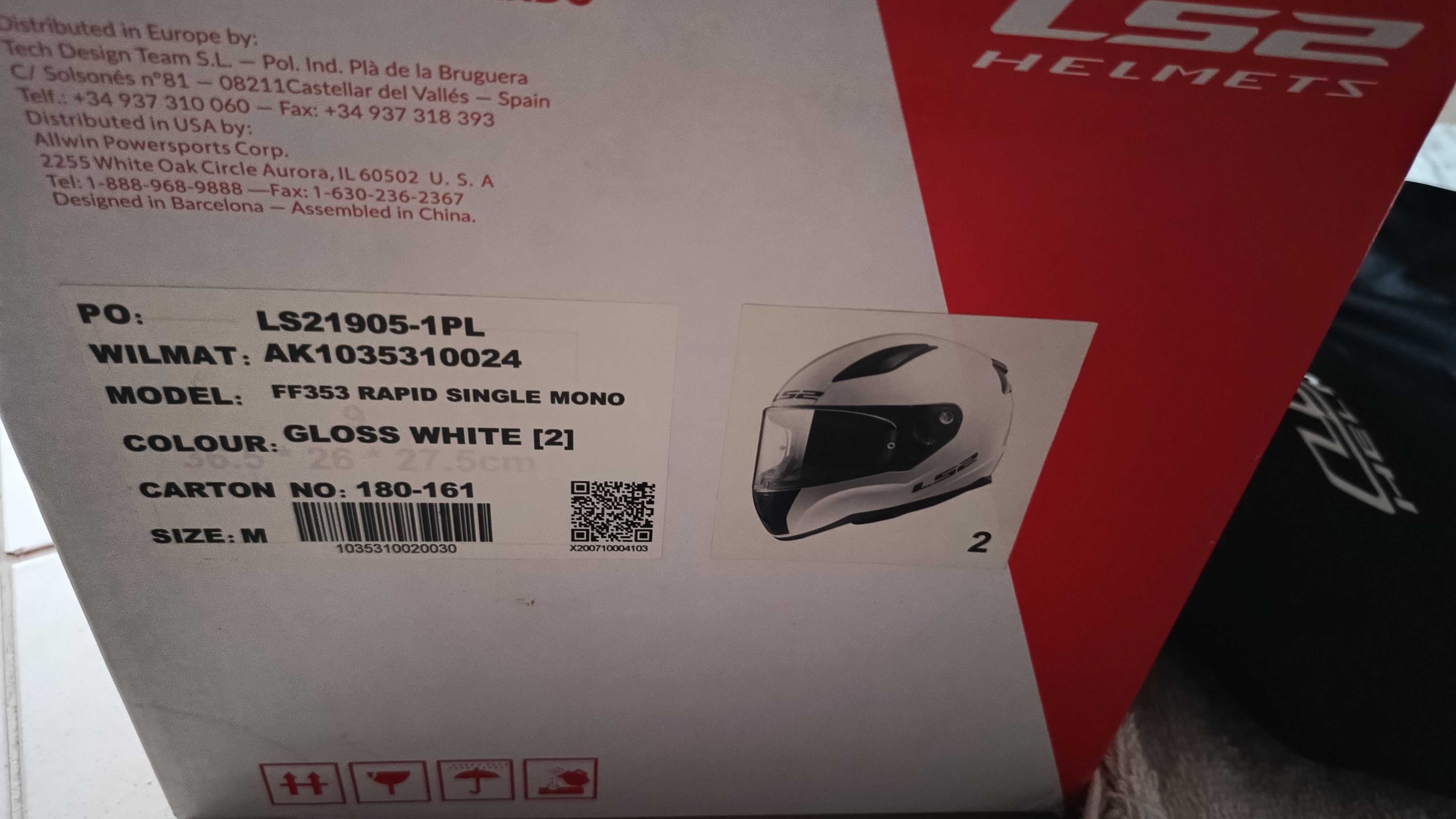 Kask motocyklowy ls2 rozmiar M