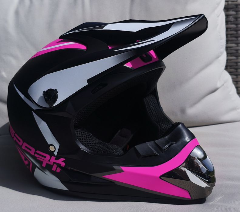 NOWY Kask cross okulary gogle na rower hulajnogę Uchoose rozmiar S