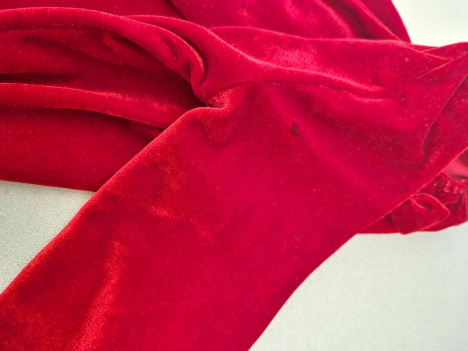 Sukienka dziewczęca świąteczna czerwona r. 86 Lindex 12-18 miesięcy