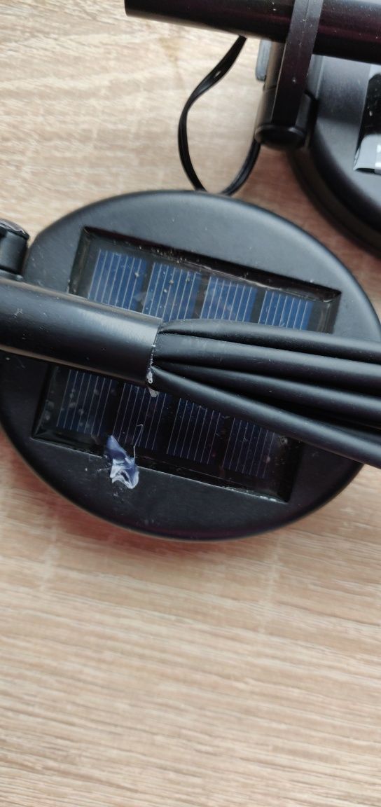 Kolorowe lampki solarne do ogrodu 2 szt