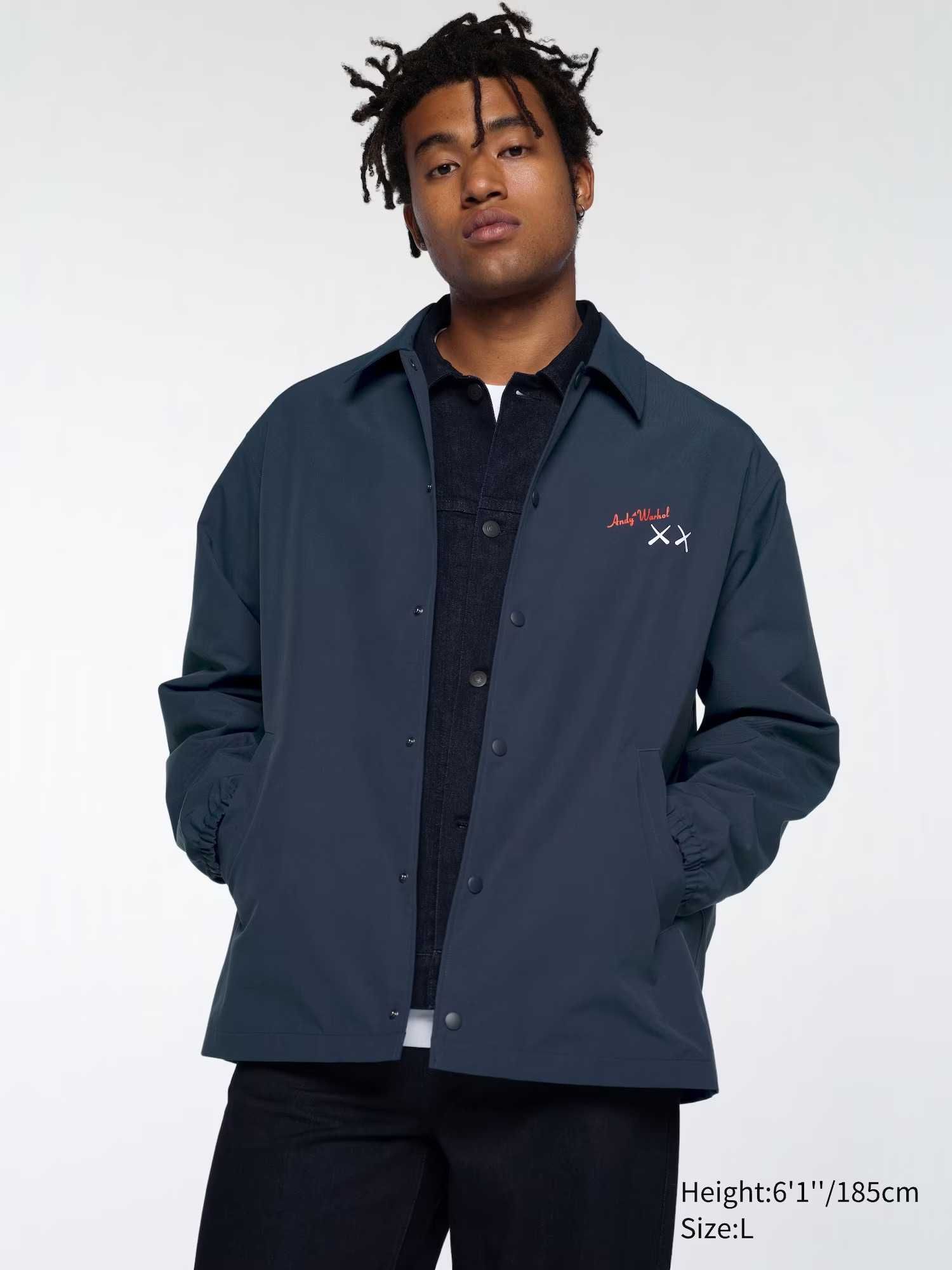 Куртка UNIQLO x KAWS + Andy Warhol UT Coach Jacket!
