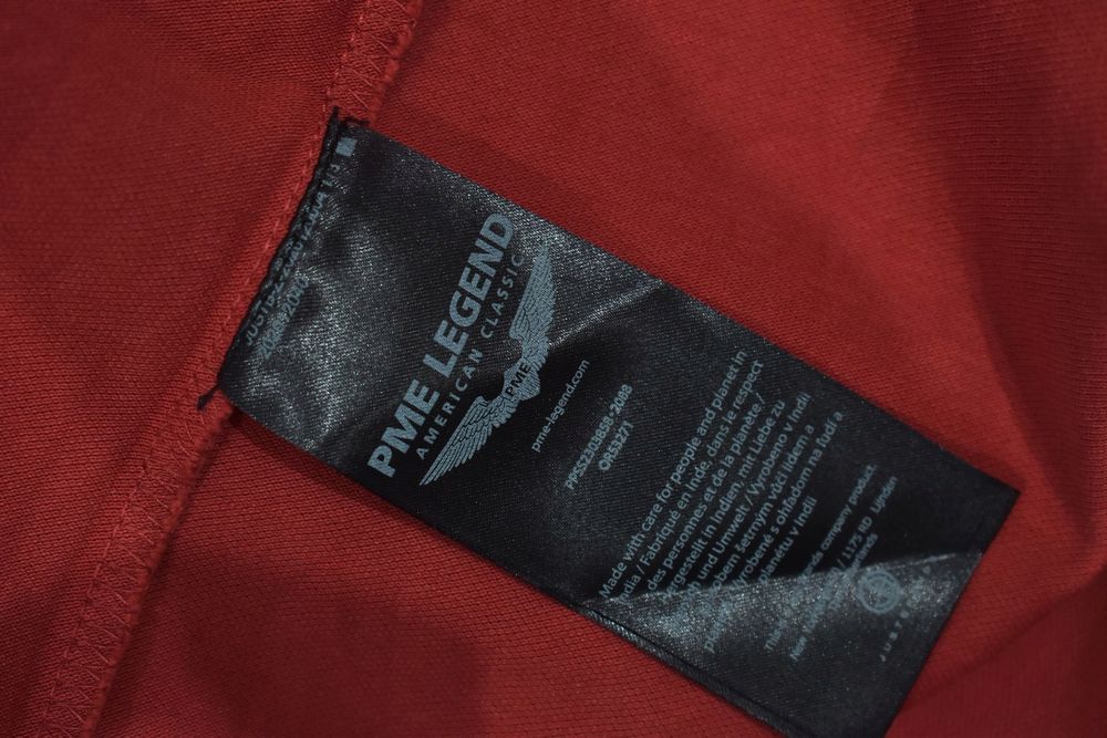 Pme Legend Męska Czerwona Koszulka Polo Xxxl