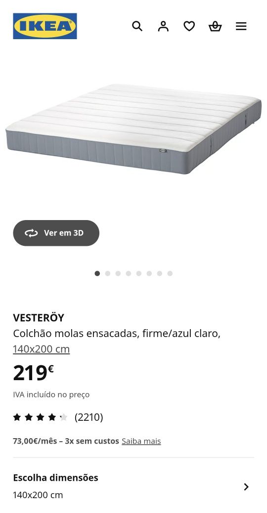 Cama + estrado + Colchão NOVOS