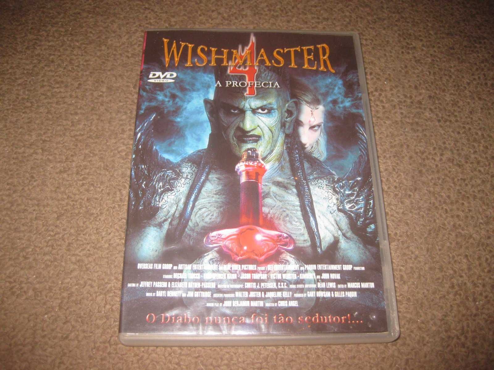 DVD "Wishmaster 4: A Profecia" com Michael Trucco