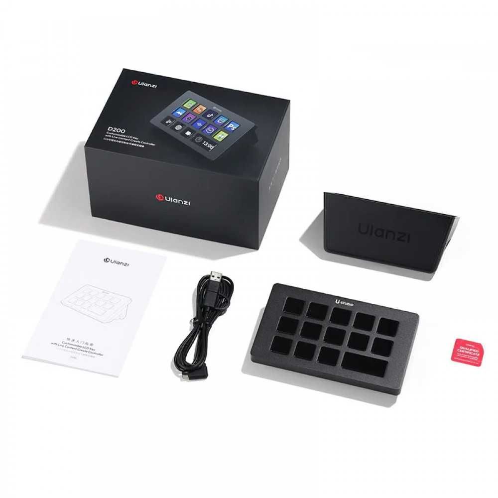 Нова • Візуальна програмована клавіатура Stream Deck Ulanzi D200