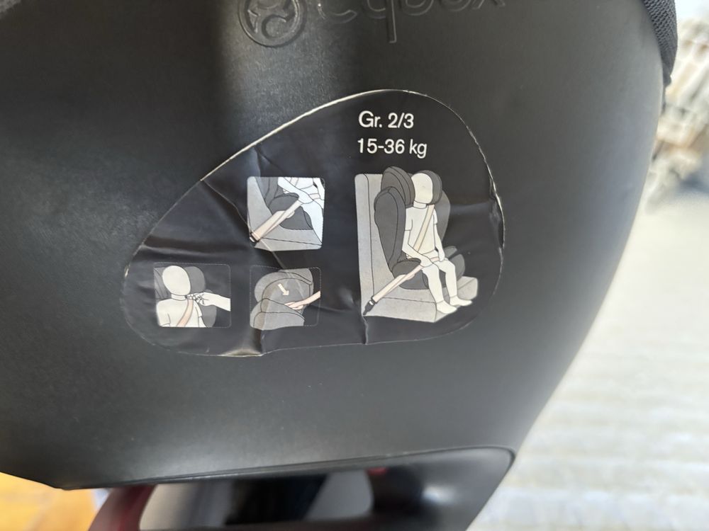 Cadeiras Cybex Solution M-fix SL