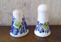 PRL Stara SOLNICZKA Włocławek PIEPRZNICZKA Banderola Fajans porcelana