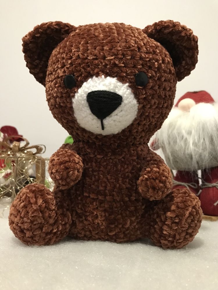Boneco urso de croche