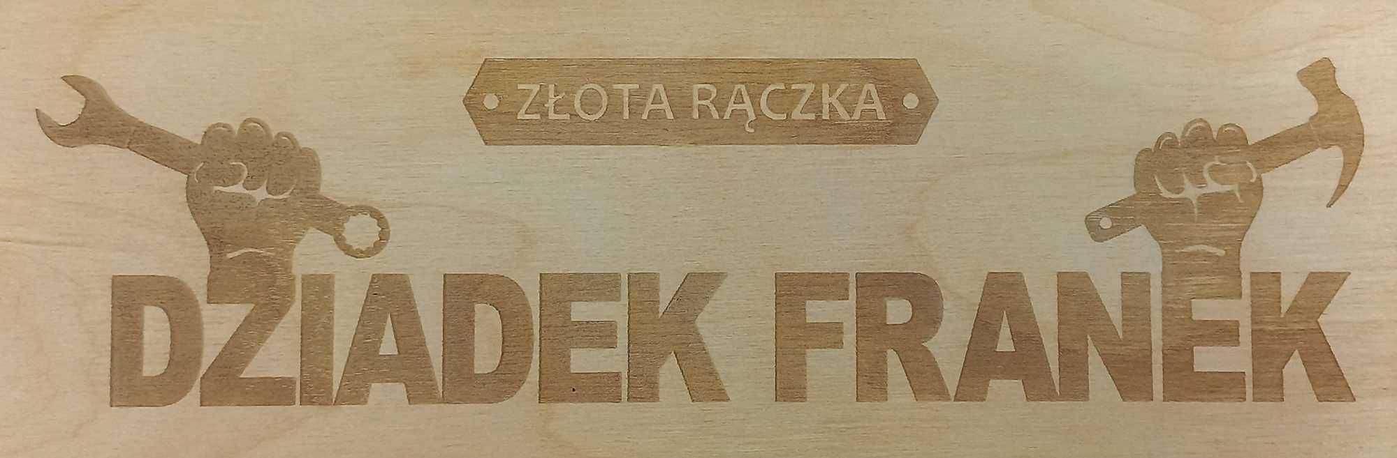 Dzień dziadka skrzynka organizer na narzędzia i śrubki.