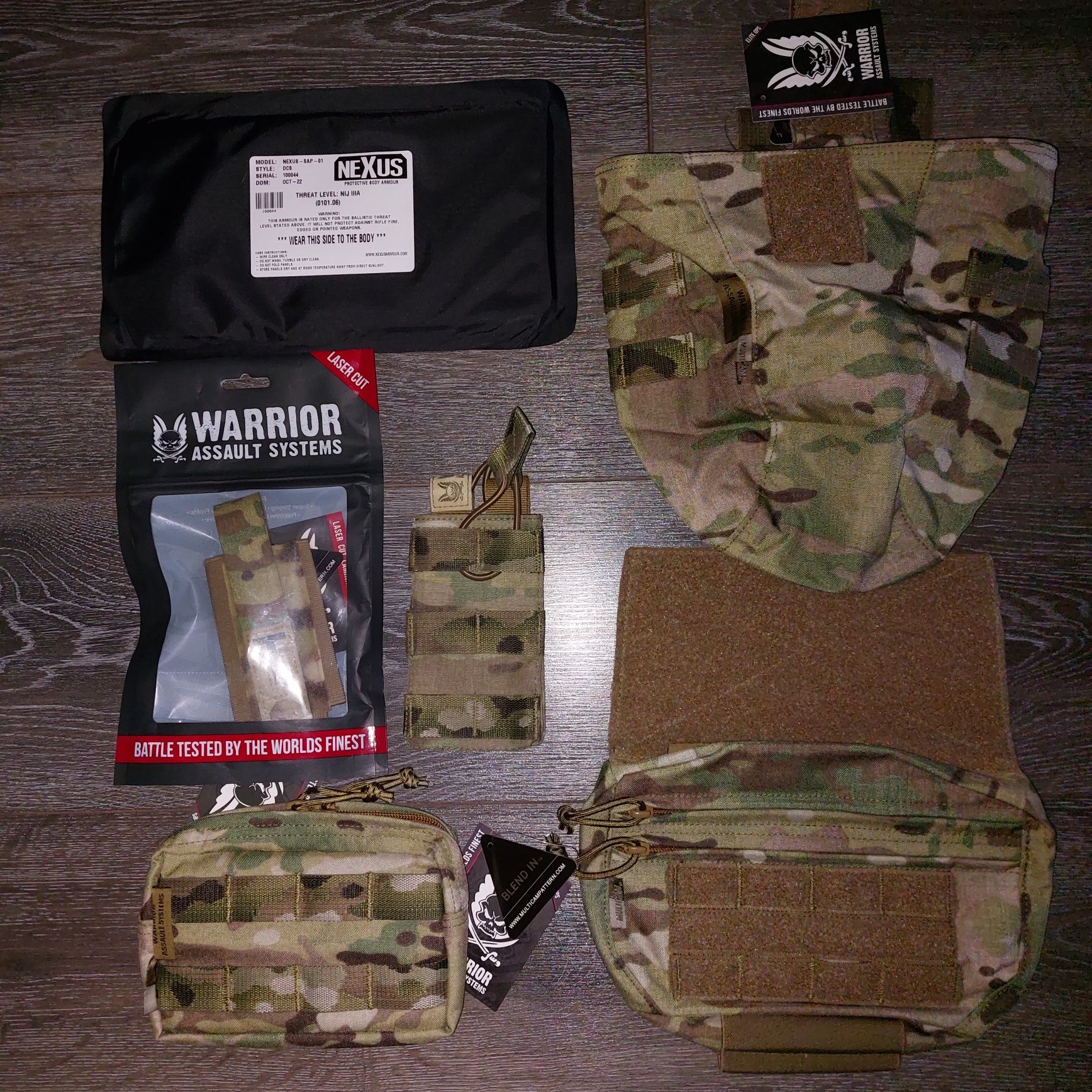 Плитоноска Warrior dcs L, M plate carrier