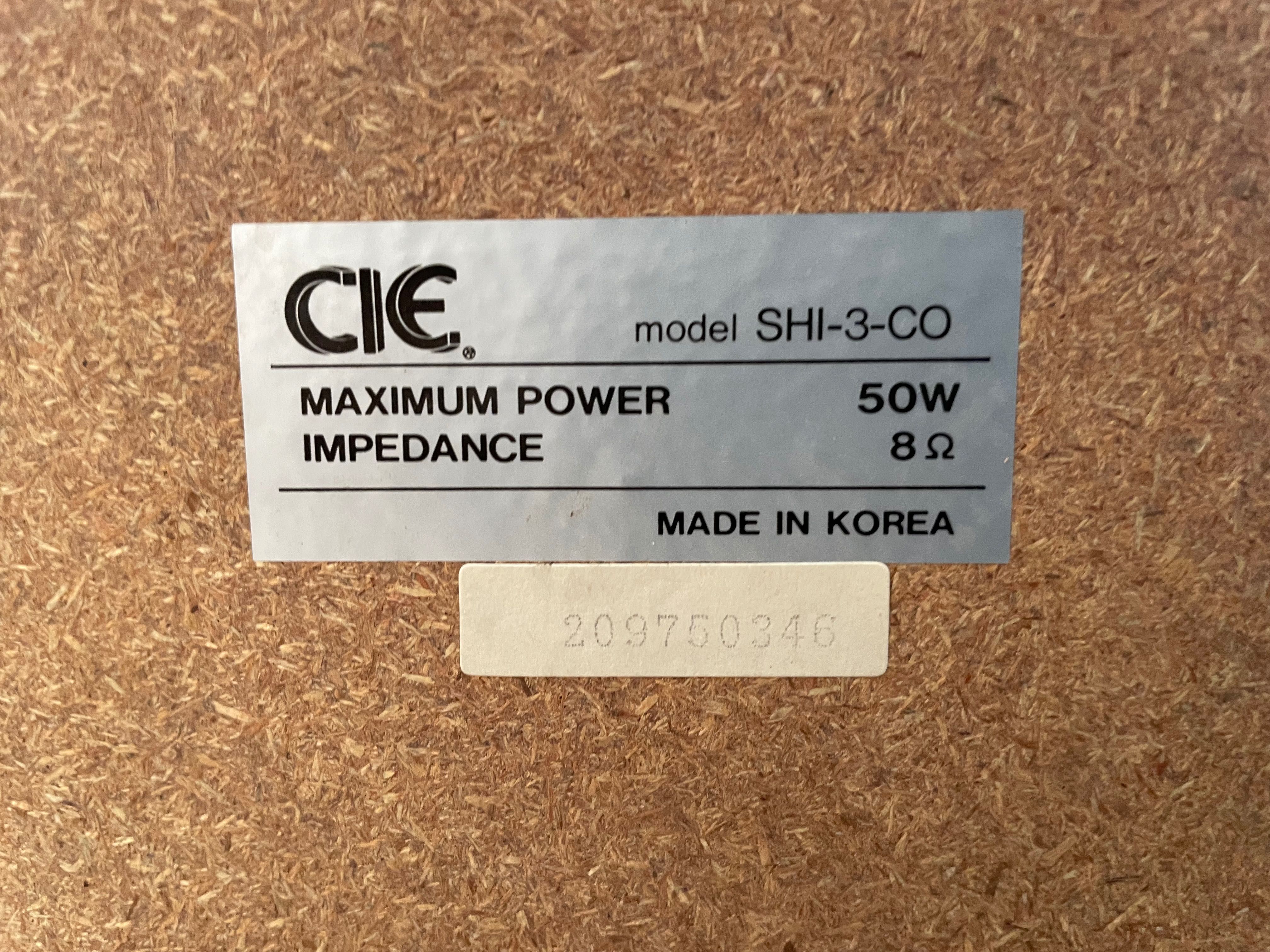 Colunas CIE novas 50W, RMS