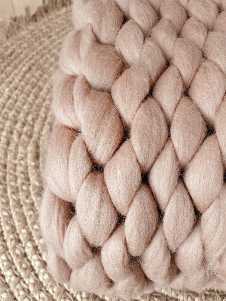 Piękny koc, 100% wełna merino