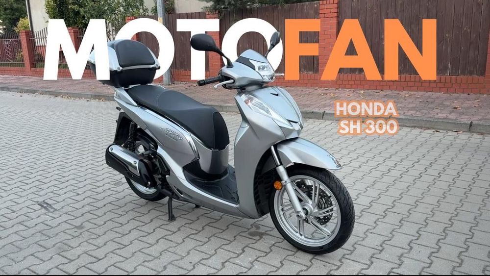 Honda SH HONDA SH 300 ABS 07.2018r Niemcy 1 właściciel od nowości Kufer