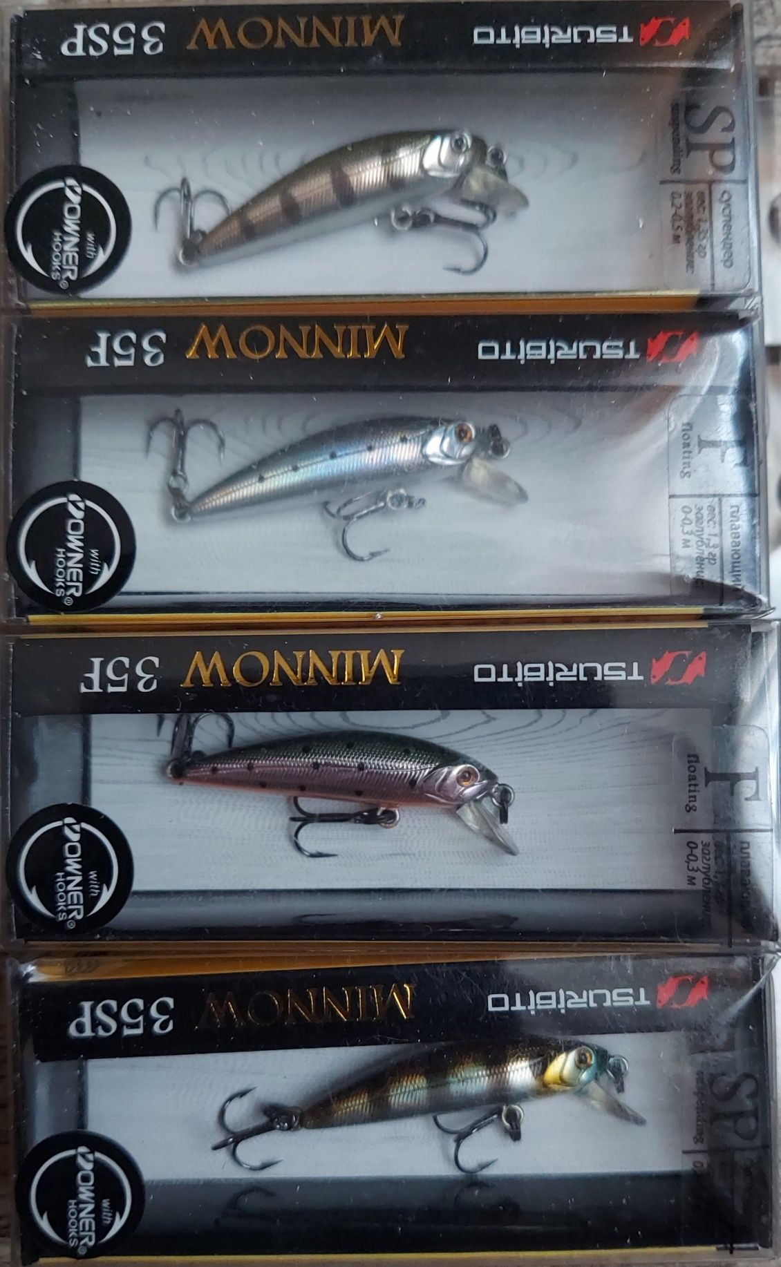Продам воблери Tsuribito, Strike Pro Mustang Minnow 35S, Kenart, Salmo