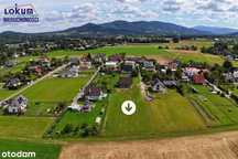 Płaska działka 1328 m² z widokiem na Beskidy
