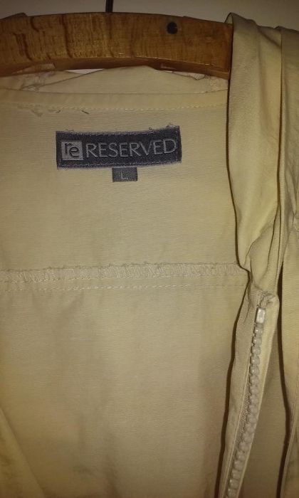 lekka kurtka / bluza Reserved z kapturem piaskowa