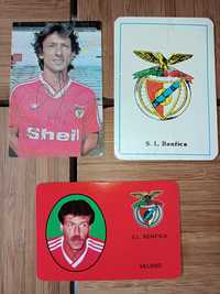 Lote de 3 Calendários do S. L. e BENFICA * Calendário autografado