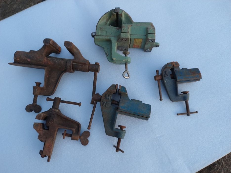 Imadło, masywne imadła DDR.