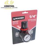 MADER Mini Filtro Regulador de Pressão 1/4" 35053 | NOVOS