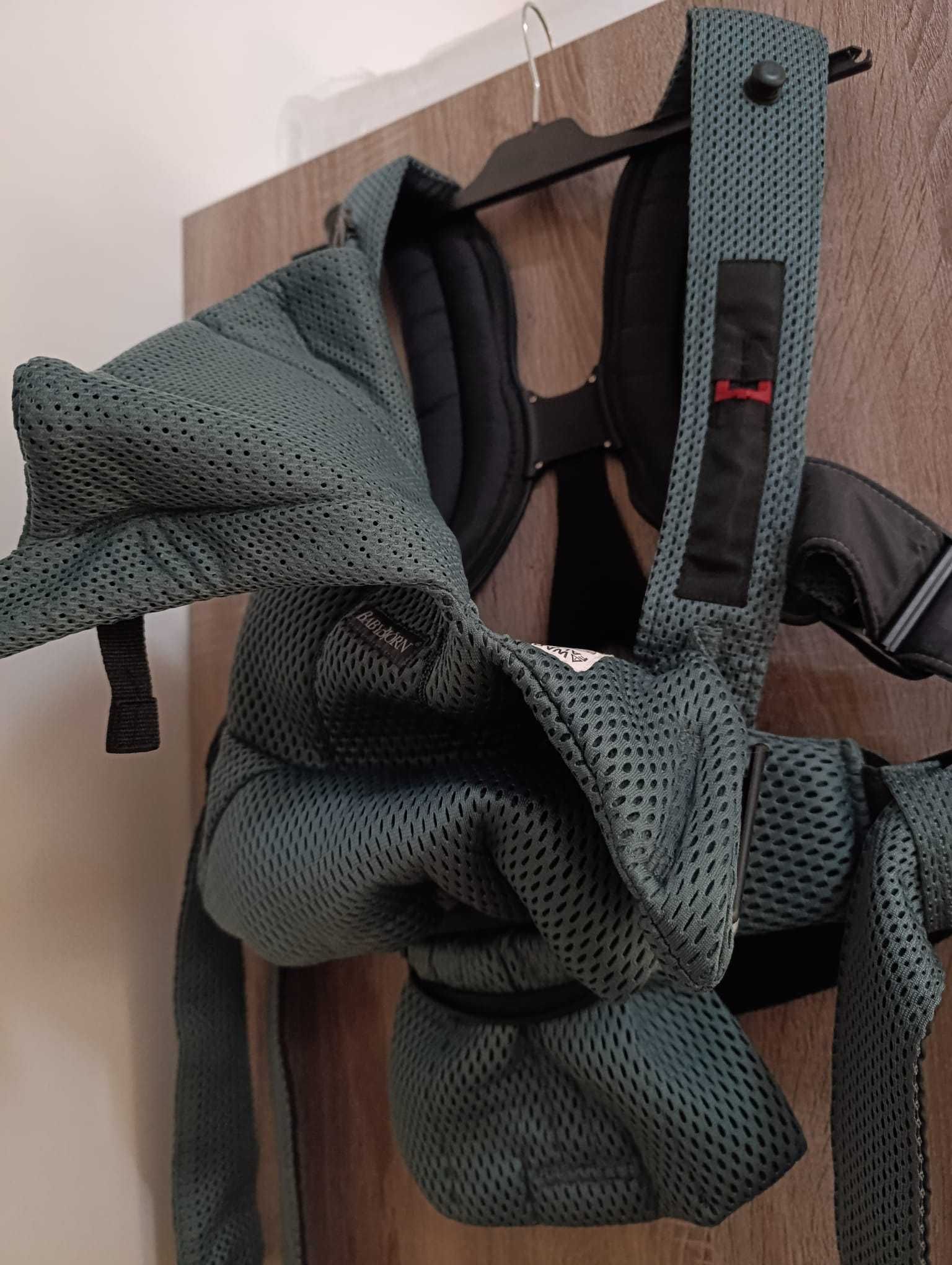 Porta bebés Babybjorn Move Mesh 3D, verde