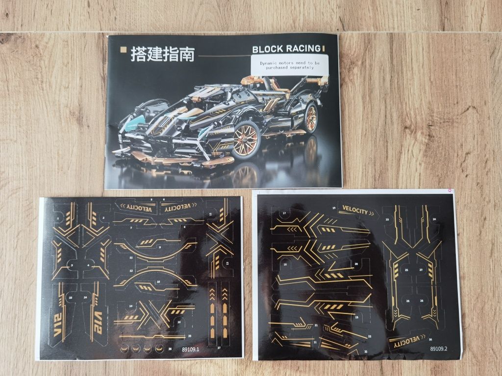 Nowe klocki konstrukcyjne/technic samochód komp. z LEGO