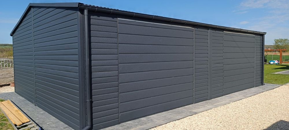 Garaz blaszak 6x6 plus 2m wiaty